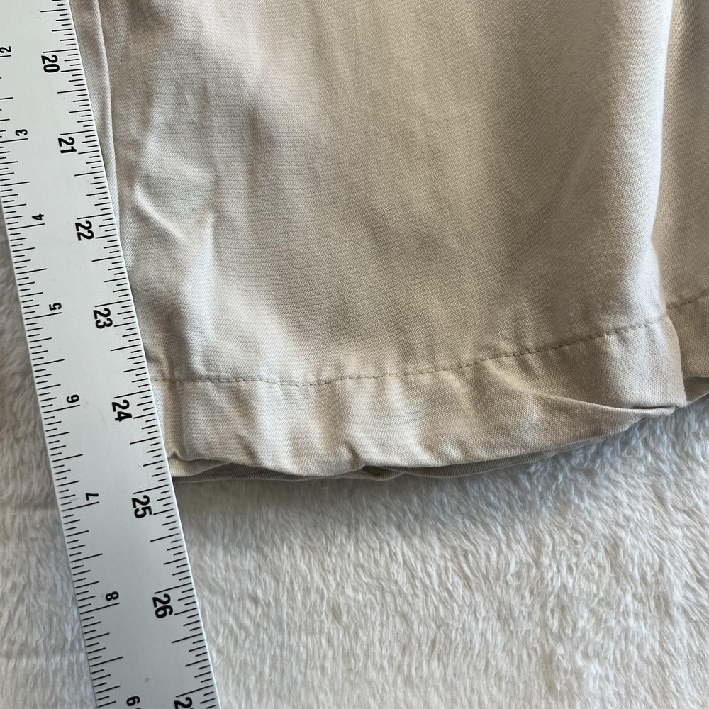 Abercrombie & Fitch Pants Womens XXS Beige Wide Leg Lyocell Chino Elastic Waist - Picture 7 of 11